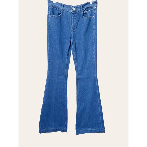 Stella McCartney Blue Flare Leg High-Rise Denim Jeans Size 27